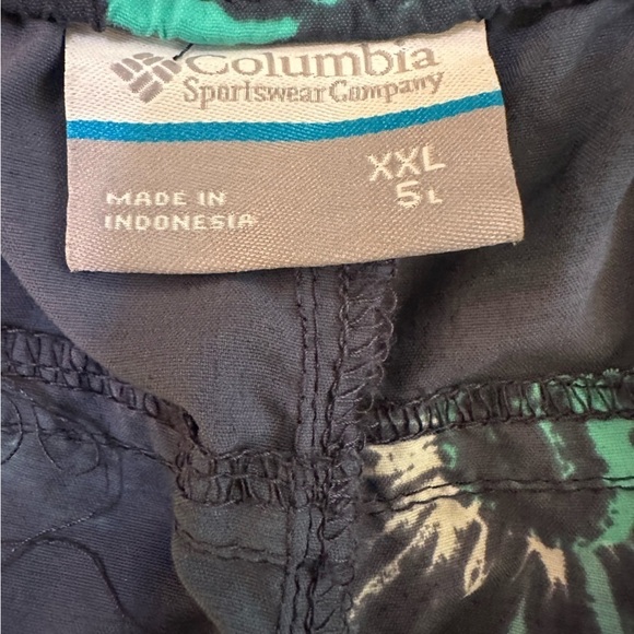 Columbia Sandy River II women’s shorts size XXL floral bird print navy - Picture 5 of 8